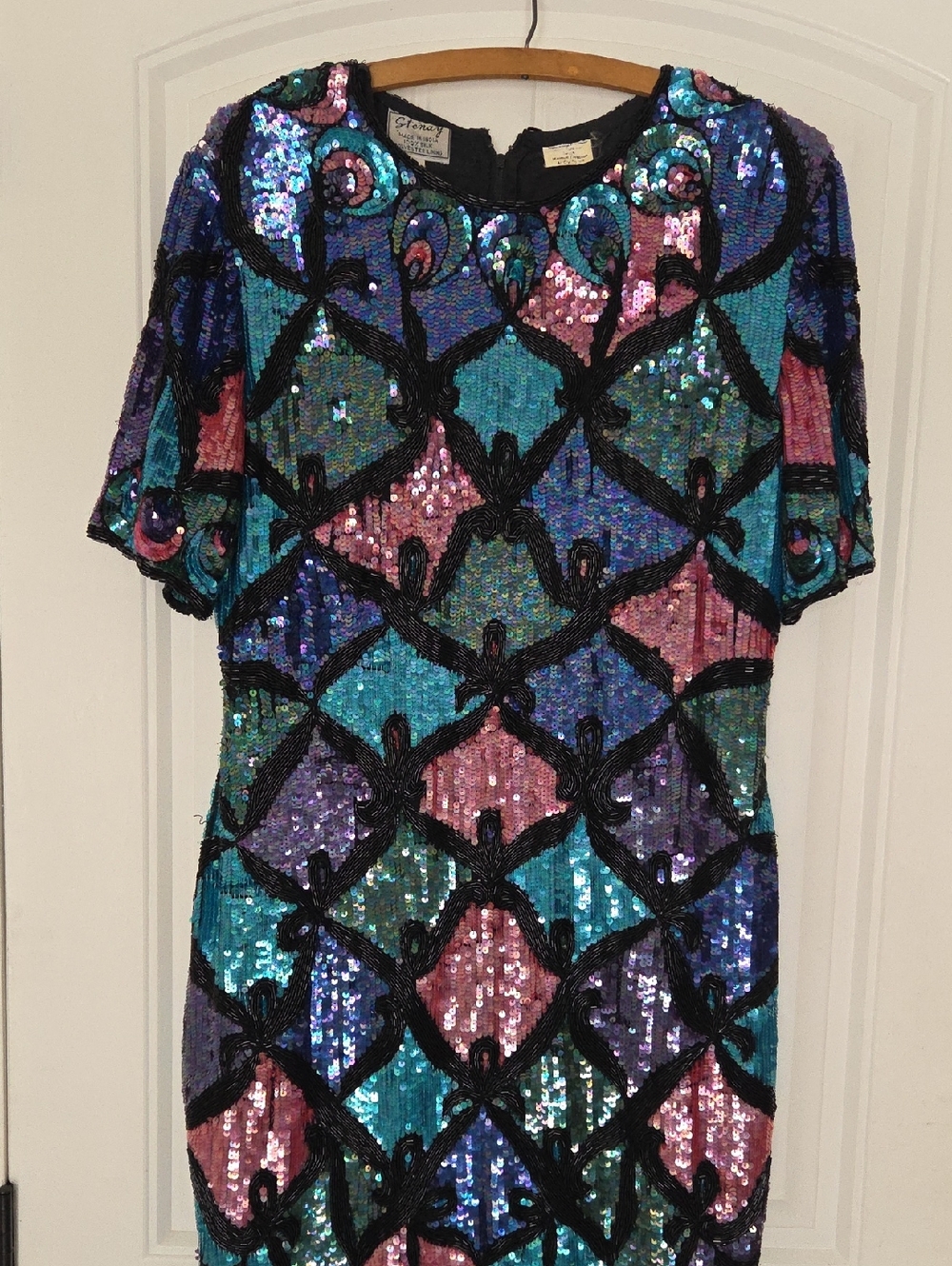 Glam! Retro Sequined Dress